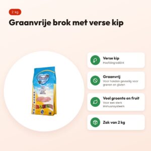 Renske hondenvoer Adult graanvrij verse kip 2 kg – voordelen