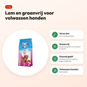 Renske hondenvoer Adult lam graanvrij hypoallergeen 2 kg – voordelen
