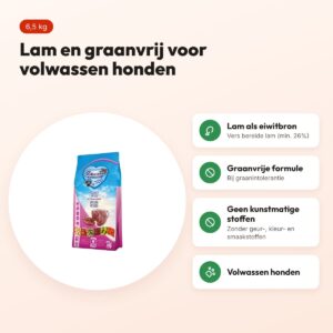 Renske hondenvoer Adult lam graanvrij hypoallergeen 6,5 kg – voordelen