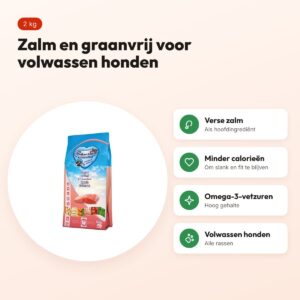 Renske hondenvoer Adult zalm graanvrij 2 kg – voordelen