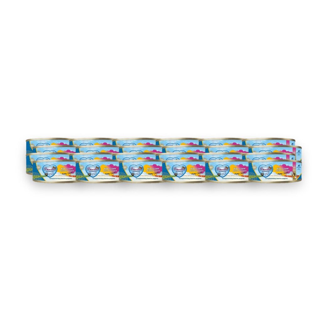 Renske hondenvoer Junior/Pup vers vlees kip en lam 24 x 95 g