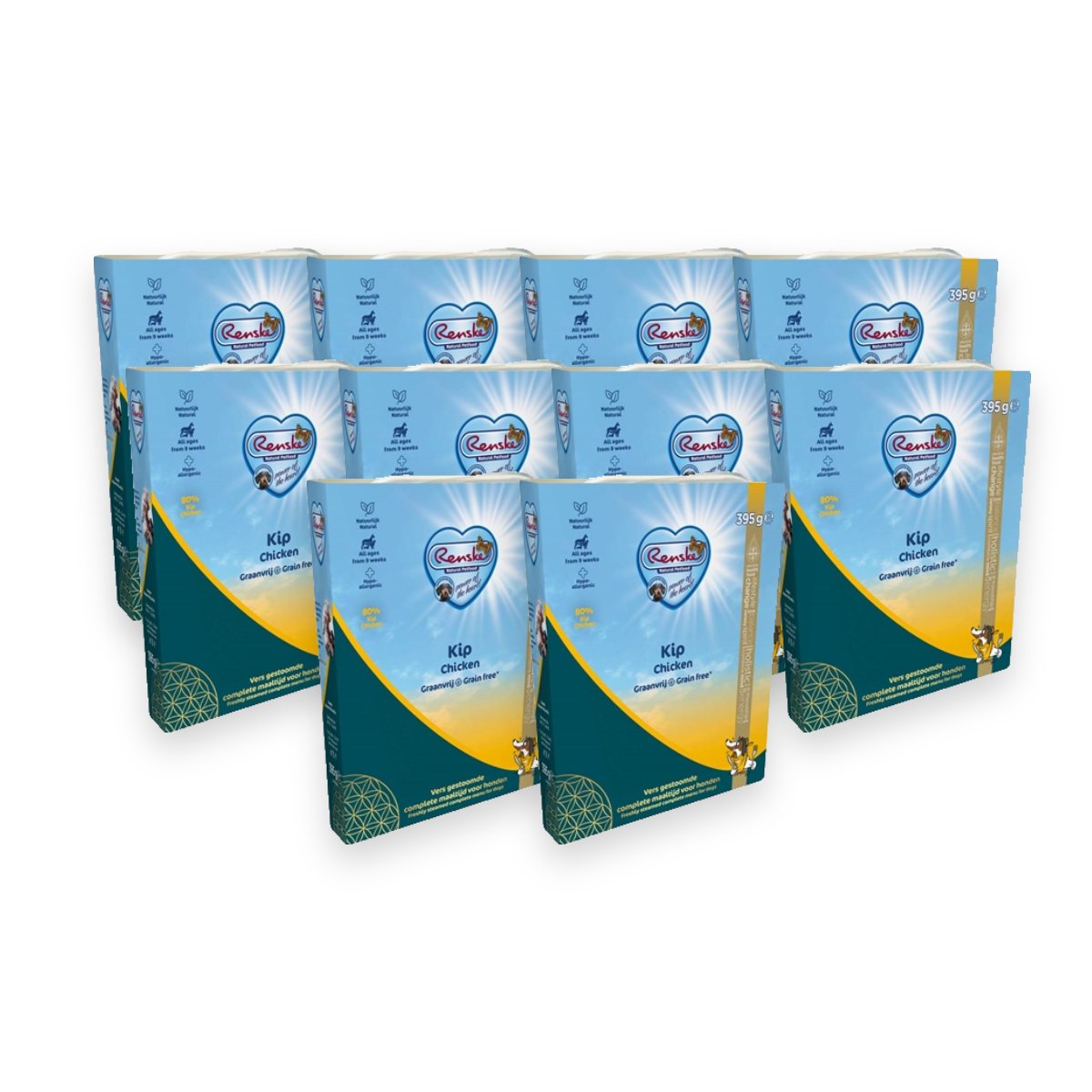 Renske hondenvoer vers vlees kip 10 x 395 g – graanvrij