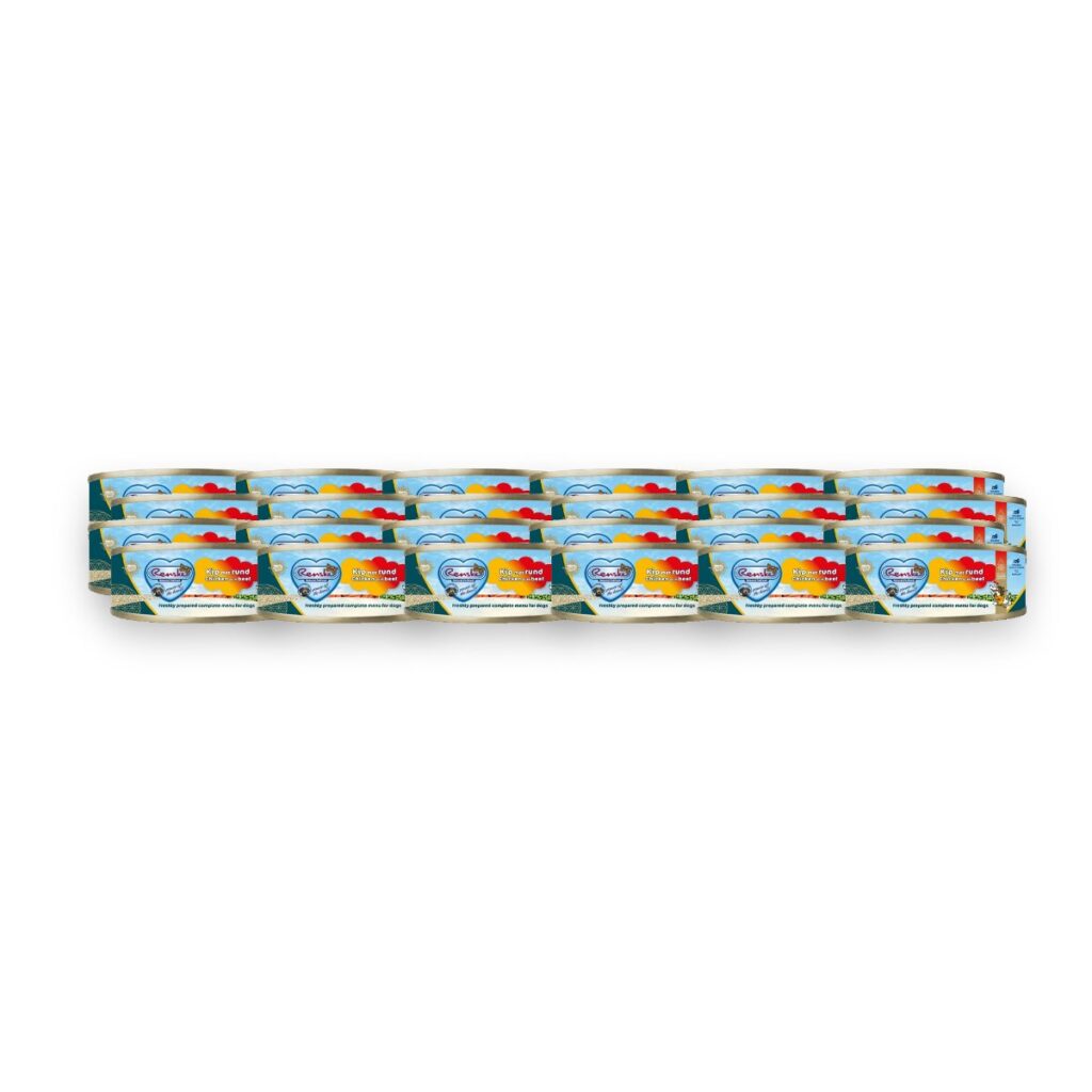 Renske hondenvoer vers vlees kip en rund 24 x 95 g – glutenvrij
