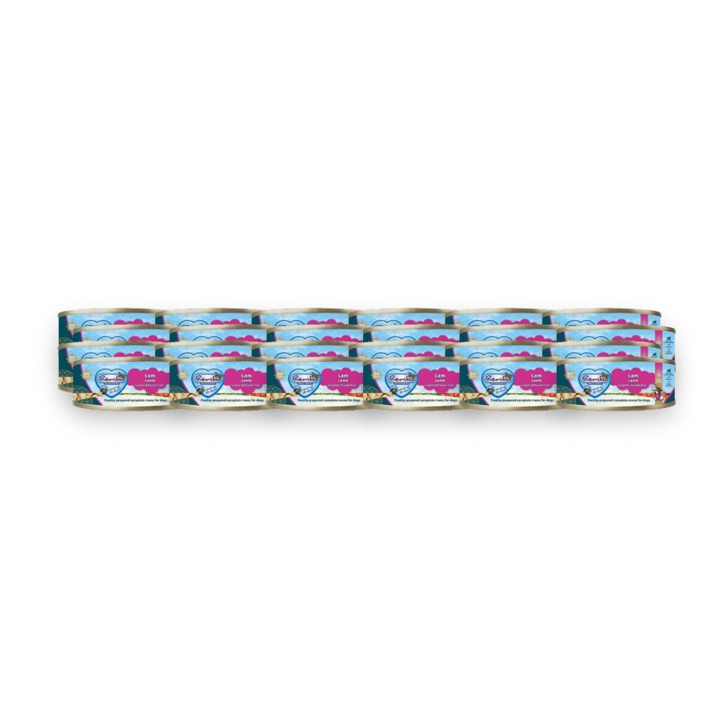 Renske hondenvoer vers vlees lam 24 x 95 g – graanvrij