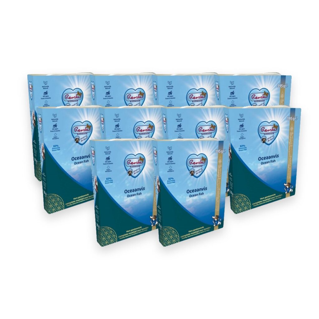 Renske hondenvoer vers vlees vis 10 x 395 g – compleet