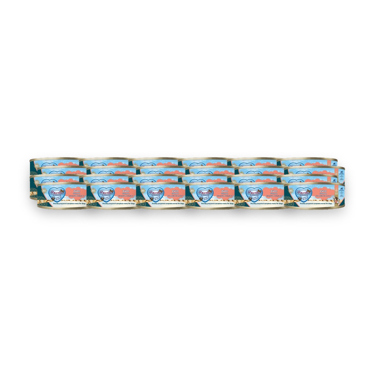 Renske hondenvoer vers vlees zalm 24 x 95 g – graanvrij