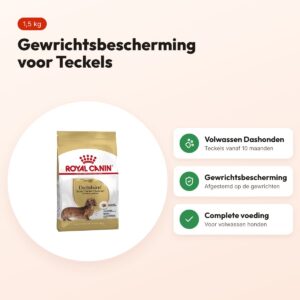 Royal Canin Dachshund Adult hondenvoer 1,5 kg – voor gewrichten – voordelen
