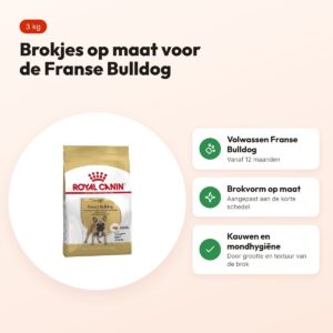 Royal Canin French Bulldog Adult hondenvoer 3 kg – voordelen