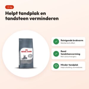 Royal Canin Oral Sensitive kattenvoer 1,5 kg – mondhygiëne – voordelen