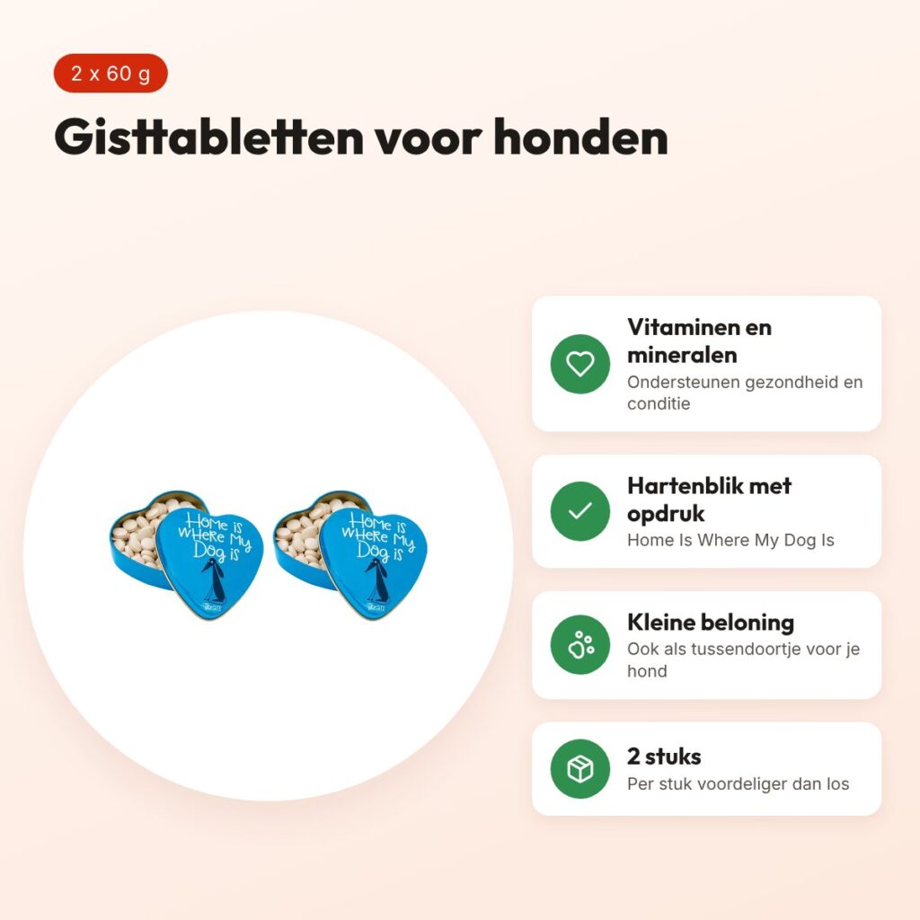 Sanal hartenblik hondensnacks met gist 60 g – multipack 2 stuks – voordelen