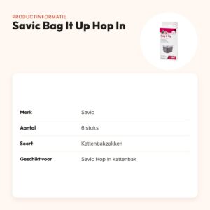 Savic Bag It Up kattenbakzakken voor Hop In kattenbak – 6 stuks – productinformatie