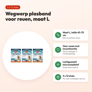 Simple Solution plasband reu wegwerp L 45-70 cm – multipack 3 x 12 stuks – voordelen