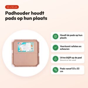 Simple Solution puppy training pads houder 53 x 53 cm – voordelen