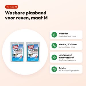 Simple Solution wasbare plasband reu M 30-58 cm – multipack 2 stuks – voordelen