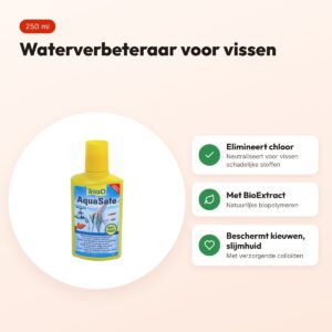 Tetra AquaSafe waterverbeteraar 250 ml – met BioExtract – voordelen