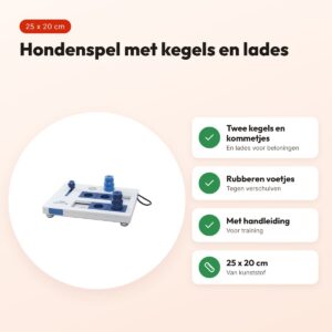 Trixie Activity Dog Mini Mover hondenspel 25 x 20 cm – kunststof – voordelen