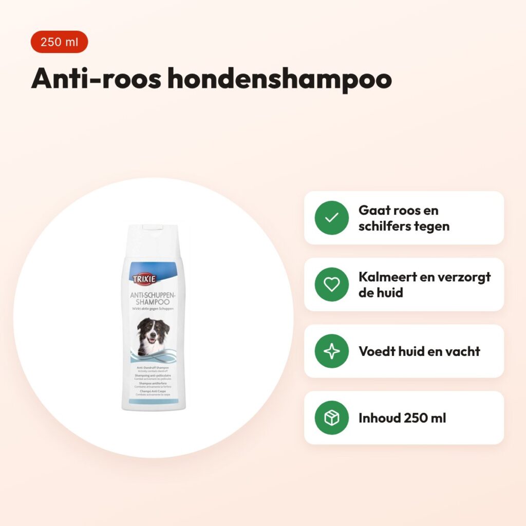 Trixie anti-roos hondenshampoo 250 ml – voordelen
