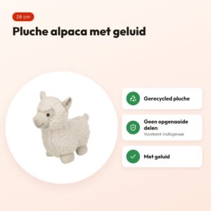 Trixie Be Eco hondenspeelgoed alpaca Eyleen 26 cm – gerecycled pluche – voordelen