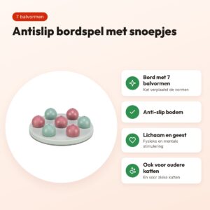 Trixie Cat Activity Solitaire – anti-slip bordspel voor katten met snoepjes – voordelen