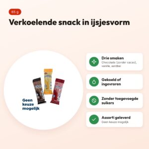 Trixie Freeze & Chew reep hondensnack 65 g – verkoelend ijsje, assorti – voordelen