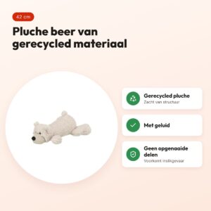 Trixie hondenspeelgoed Be Eco beer Elroy 42 cm – gerecycled pluche – voordelen