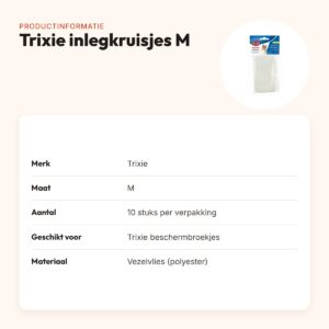 Trixie inlegkruisjes voor beschermbroekjes M – 10 stuks – productinformatie