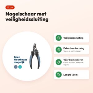 Trixie nagelschaar 12 cm – voor kleine honden, katten en vogels – voordelen