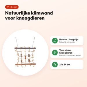 Trixie Natural Living klimwand 27 x 24 cm – voor kleine knaagdieren – voordelen