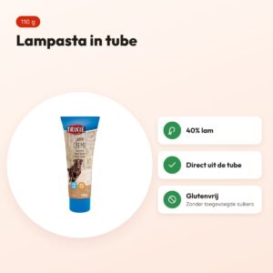 Trixie Premio lampasta 110 g – glutenvrije beloning in tube – voordelen