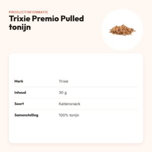 Trixie Premio Pulled tonijn kattensnack 30 g – productinformatie