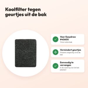 Trixie reserve koolfilter voor kattenbak Easydraw #40600 – voordelen