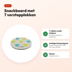 Trixie snackboard met 7 verstopplekken 20 cm – intelligentiespeelgoed – voordelen