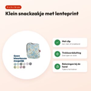Trixie snackzakje Lente polyester assorti 9 x 9 x 14 cm – voordelen