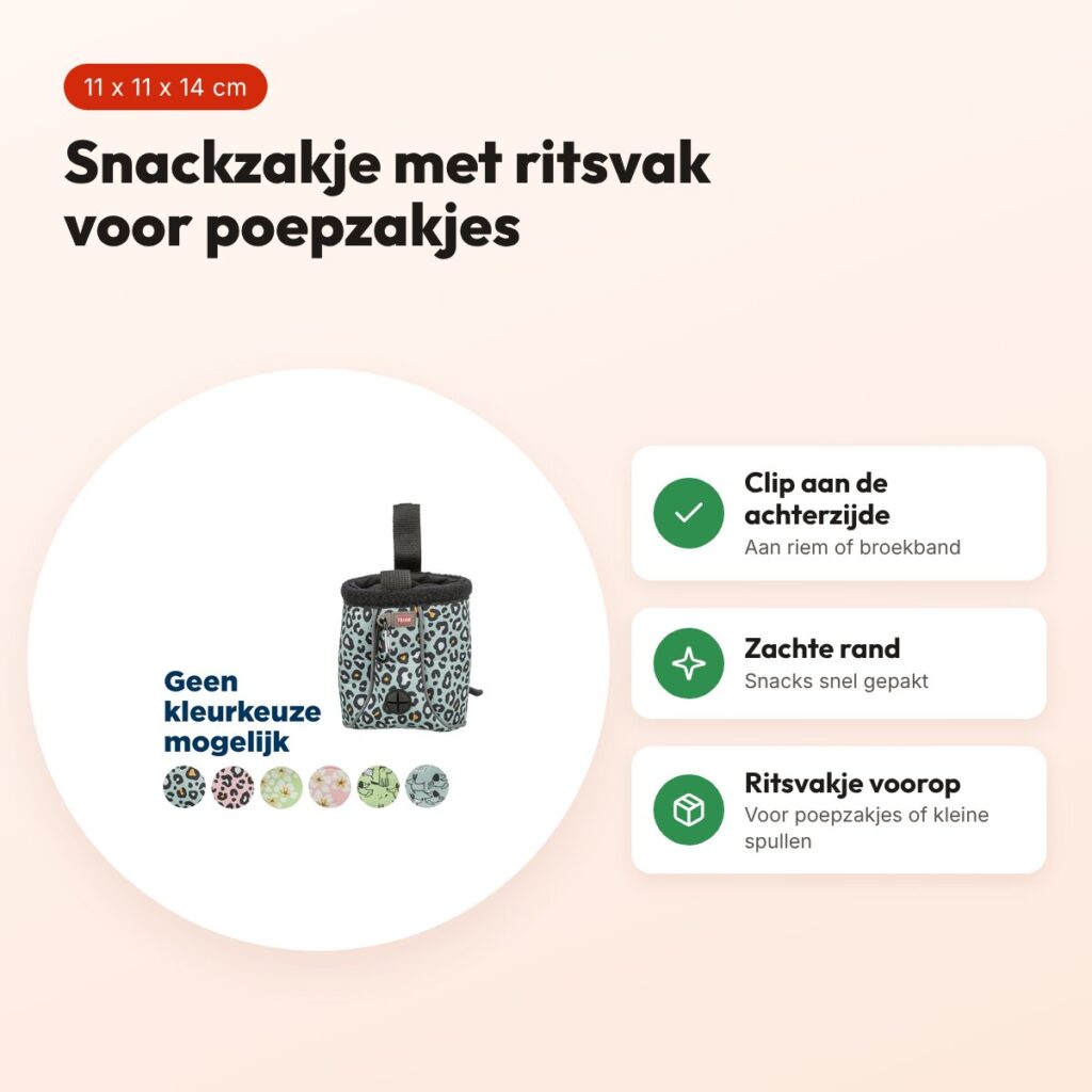 Trixie snackzakje Twist Treat Lente assorti 11 x 11 x 14 cm – voordelen
