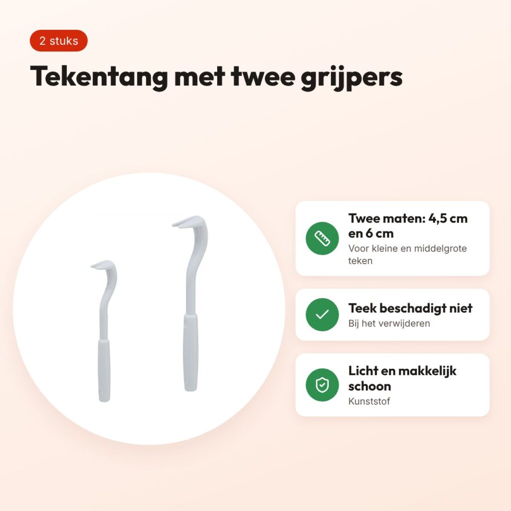 Trixie tekentang wit 4,5 cm en 6 cm – set van 2 stuks – voordelen