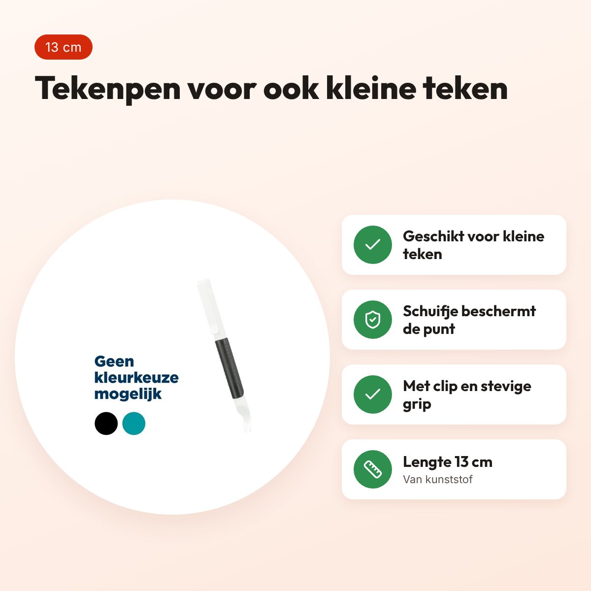 Trixie Tick Boy Vet tekenpen 13 cm – kunststof, met clip – voordelen