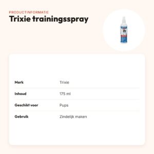 Trixie trainingsspray zindelijkheid 175 ml – voor pups – productinformatie