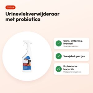 Trixie urinevlekverwijderaar 750 ml – voor urine, uitwerpselen en braaksel – voordelen
