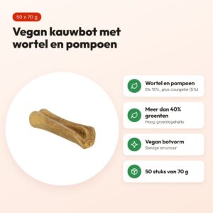 Trixie Vegan Bones kauwsnack met groente 50 x 70 g – voordelen