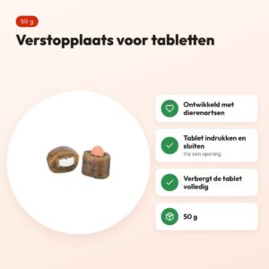 Trixie verstopplaats voor tabletten voor katten 50 g – voordelen