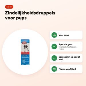 Trixie zindelijkheidsdruppels 50 ml – voor puppytraining – voordelen