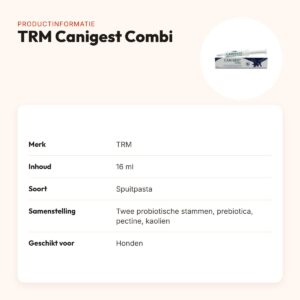 TRM Canigest Combi spuitpasta 16 ml – spijsvertering honden – productinformatie
