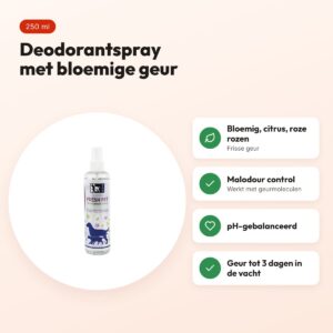 TRM Fresh Pet deodorant spray 250 ml – malodour control – voordelen
