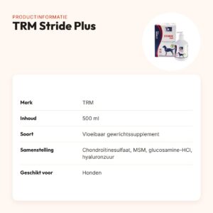 TRM Stride Plus 500 ml – kraakbeen en gewrichten bij honden – productinformatie