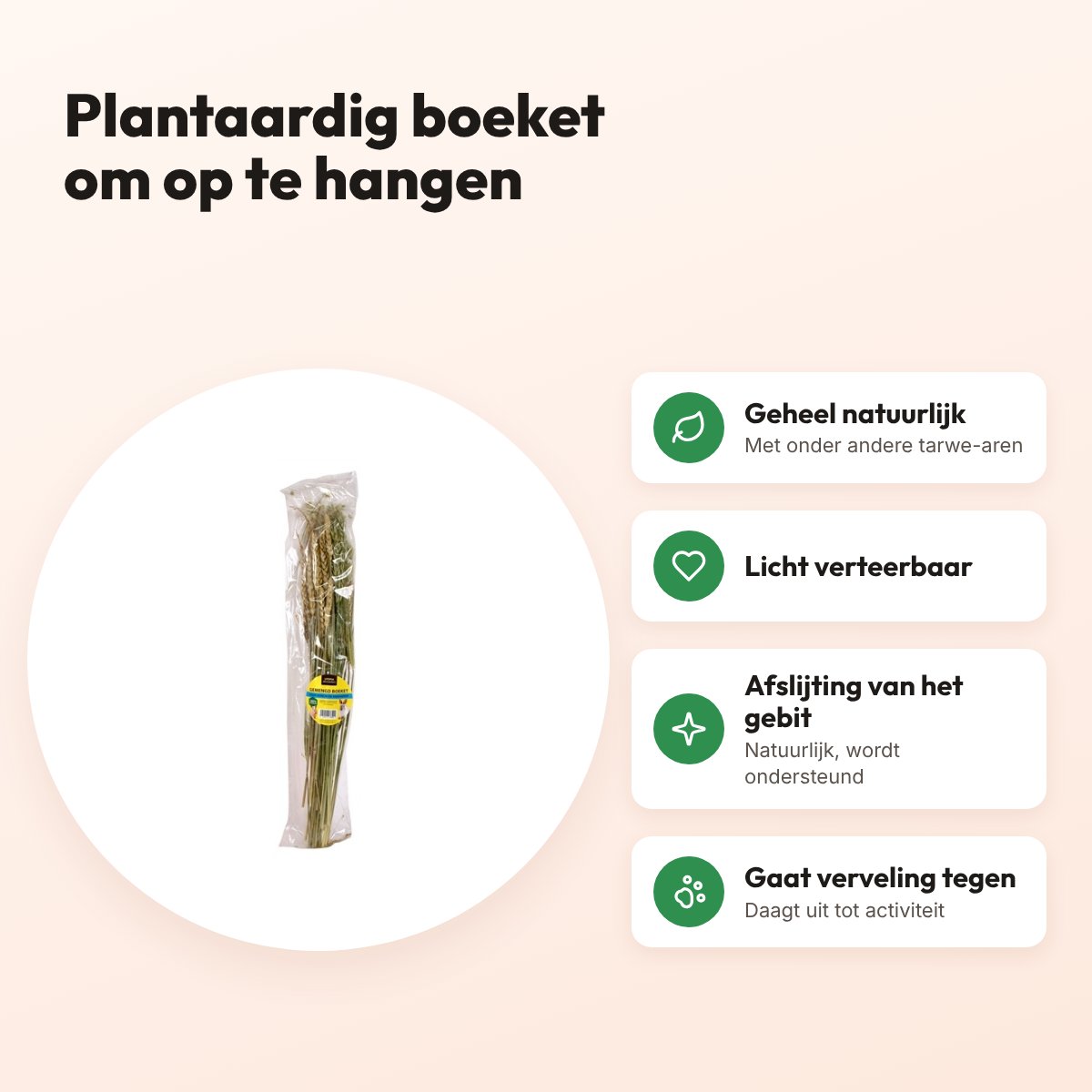 Utopia gemengd boeket voor knaagdieren – plantaardige snack om op te hangen – voordelen