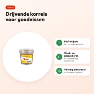 Utopia goudviskorrels drijvend 150 ml – voordelen