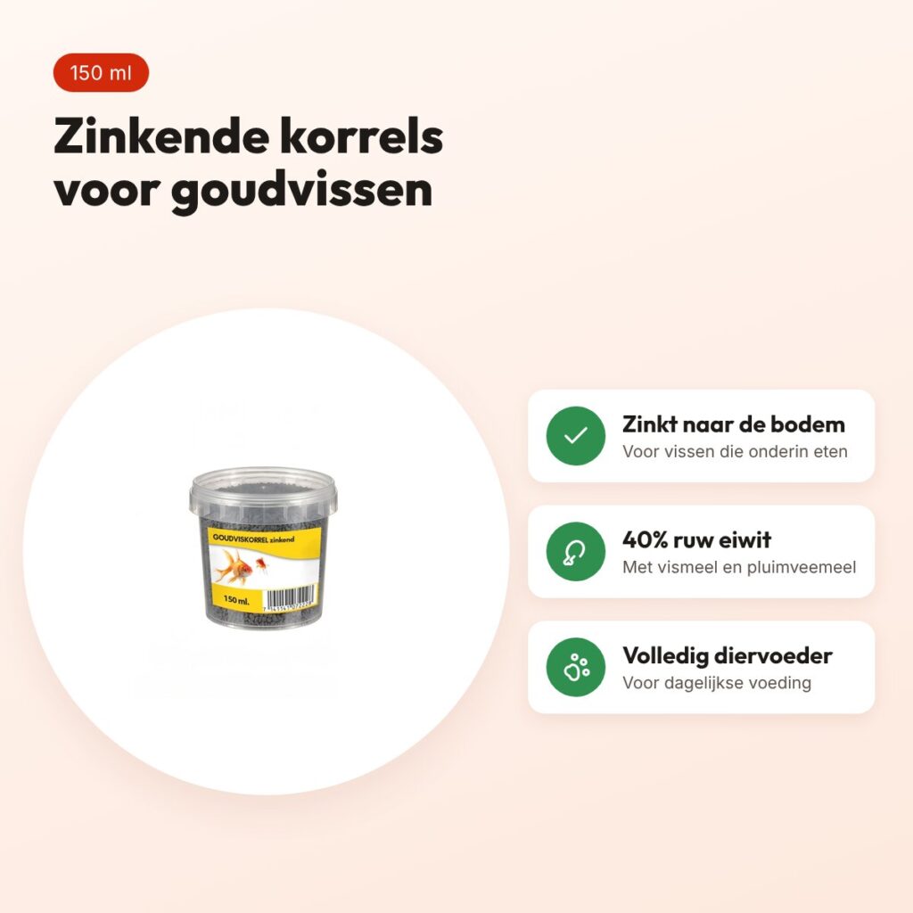 Utopia goudviskorrels zinkend 150 ml – voordelen