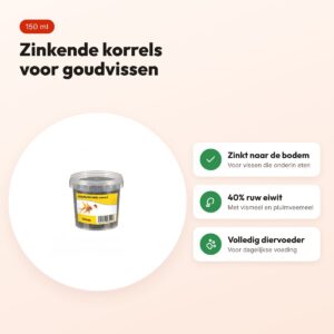 Utopia goudviskorrels zinkend 150 ml – voordelen