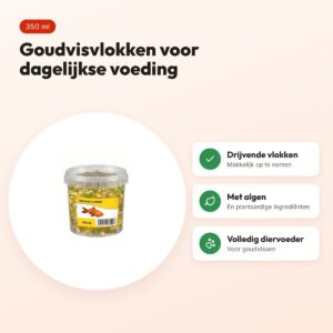 Utopia goudvisvlokken 350 ml – drijvend visvoer – voordelen