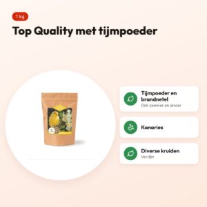 Utopia kanarievoer Top Quality 1 kg – met tijmpoeder – voordelen